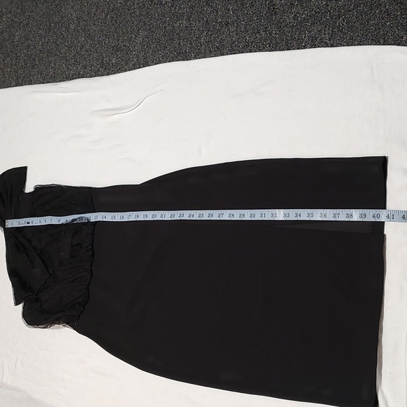 Ladies Express One Shoulder Sleeveless Black Dress  Side Zip & Split Size 2 NWT - Picture 16 of 16